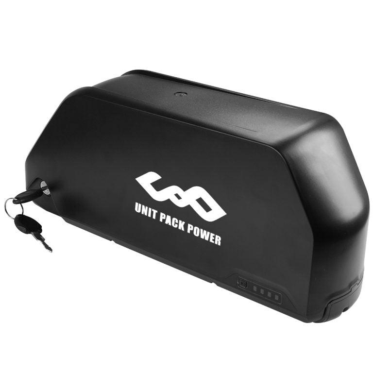 Jumbo Polly Shark Down Tube E-Bike Battery – 48V / 52V / 60V (19.2Ah-25Ah) – Standard, LG & Samsung Cells, 250W-2300W Compatibility