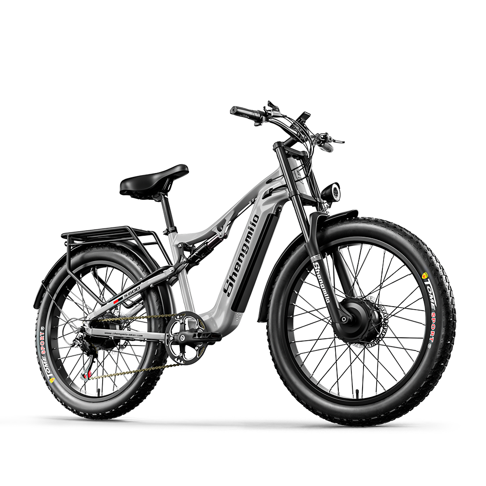 SHENGMILO S600 26" Electric Mountain Bike 2000W Dual Motor 48V 17.5Ah Battery