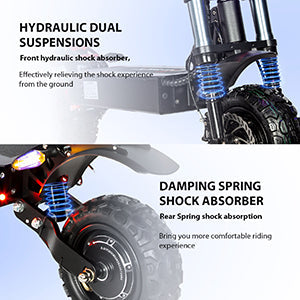Quickwheel Explorer Folding Electric Scooter – Dual 3000W Motors (6000W Total) 60v 40Ah Samsung Battery, 85km/h Top Speed, 100km Range, High-Performance Adult E-Scooter