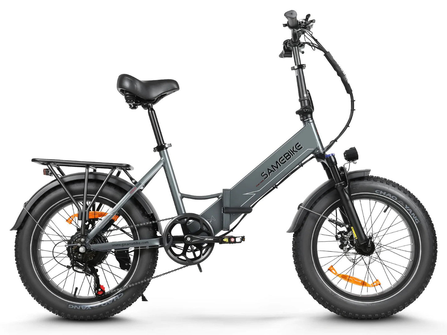 SAMEBIKE LOTDM200-II 20-Inch 750W Fat Tire E-Bike, 48V 13AH, NFC Function, LCD Display