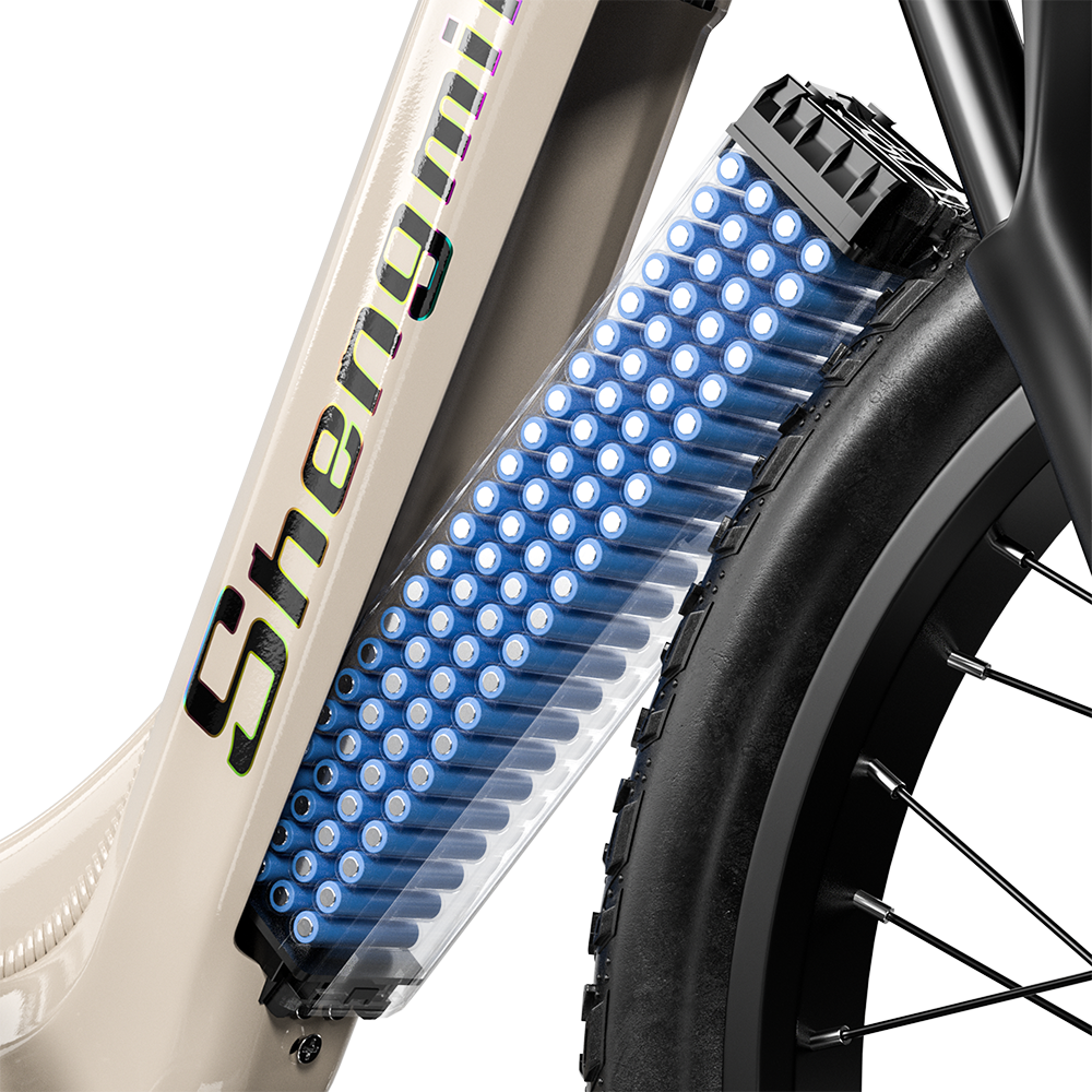 SHENGMILO S700 26" Step-Thru Fat Tire Electric City Bike 1000W*2 Dual Motor 48V 17.5Ah Battery