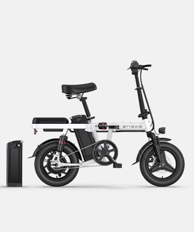 Engwe T14 250W 14" Folding Electric Bike 480Wh Trekking Mini E-bike 48V 10Ah Battery