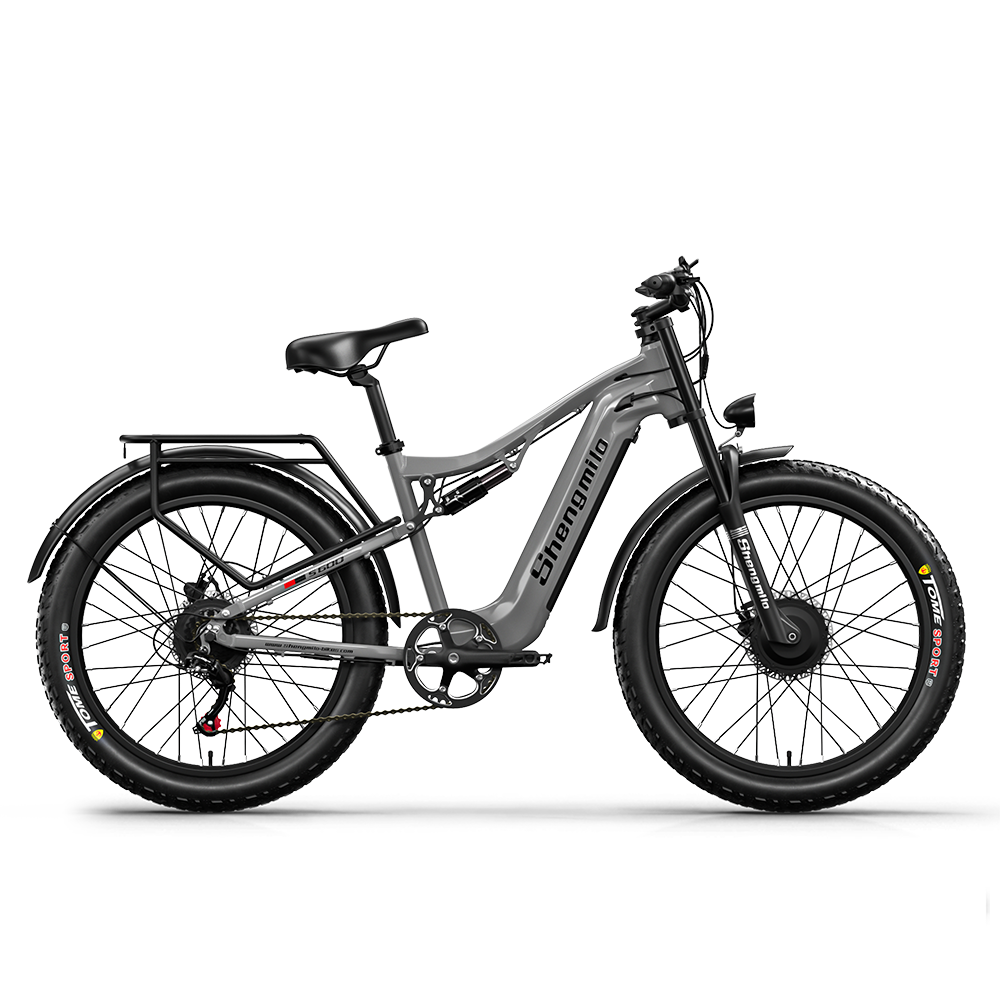 SHENGMILO S600 26" Electric Mountain Bike 2000W Dual Motor 48V 17.5Ah Battery