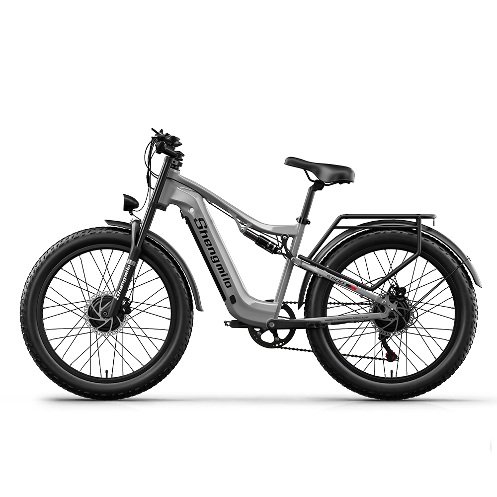 SHENGMILO S600 26" Electric Mountain Bike 2000W Dual Motor 48V 17.5Ah Battery