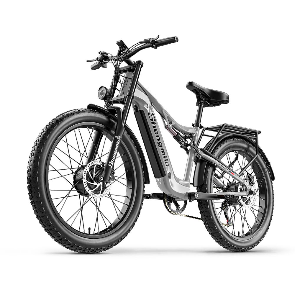 SHENGMILO S600 26" Electric Mountain Bike 2000W Dual Motor 48V 17.5Ah Battery