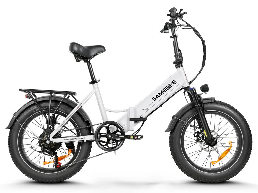 SAMEBIKE LOTDM200-II 20-Inch 750W Fat Tire E-Bike, 48V 13AH, NFC Function, LCD Display