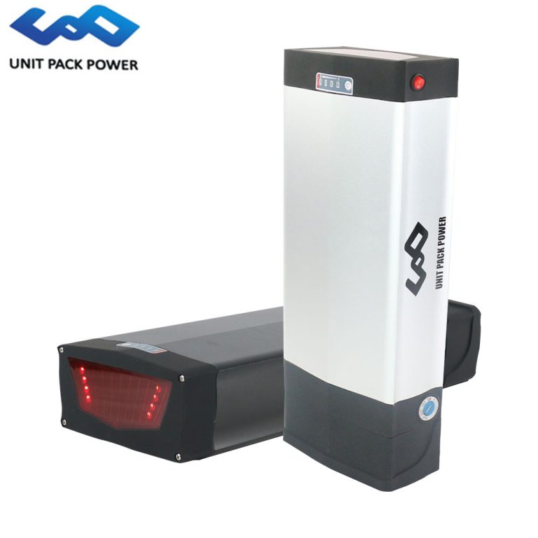 Rear Rack E-Bike Battery – 48V / 52V (20Ah-27Ah) – Standard Cells, 250W-2000W Compatibility