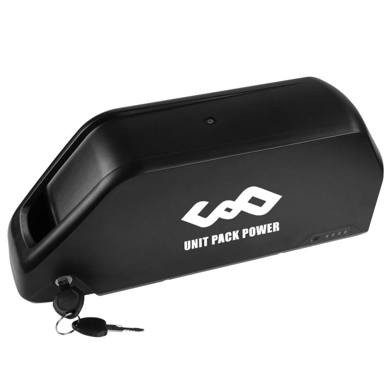 Jumbo Polly Shark Down Tube E-Bike Battery – 48V / 52V / 60V (19.2Ah-25Ah) – Standard, LG & Samsung Cells, 250W-2300W Compatibility