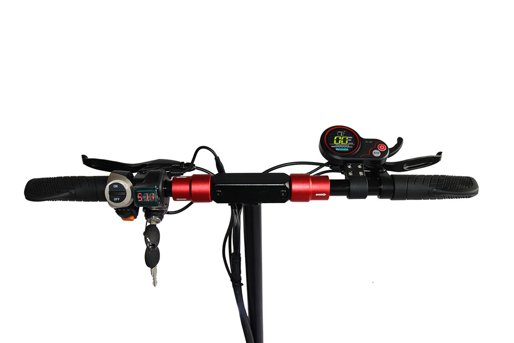 Emanba V-L10 PRO 800W 10" Off-Road Electric Scooter 45km/h 48V 16Ah Foldable Commuter with Front+Rear Suspension