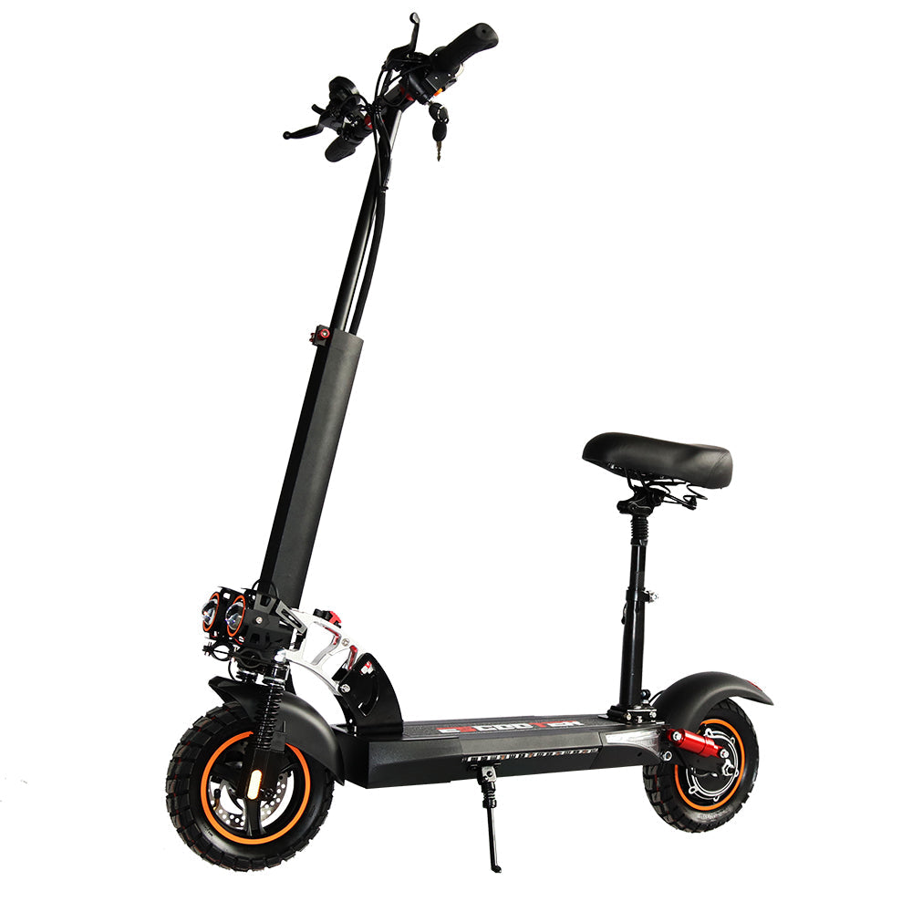 Emanba V-L10 PRO 800W 10" Off-Road Electric Scooter 45km/h 48V 16Ah Foldable Commuter with Front+Rear Suspension