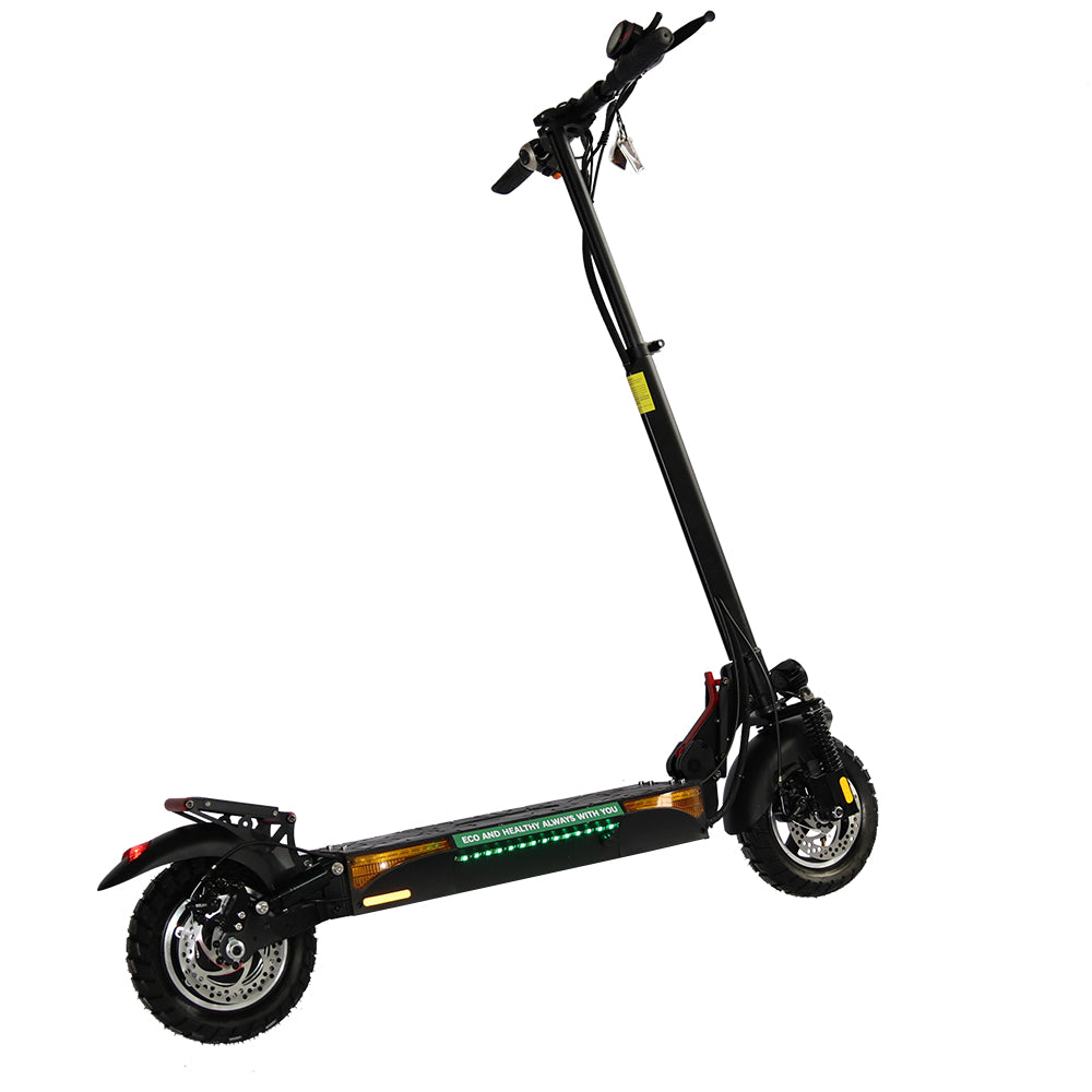 Emanba V-L12 800W 10" Off-Road Electric Scooter 45km/h 48V 13Ah Foldable Commuter with Front+Rear Suspension