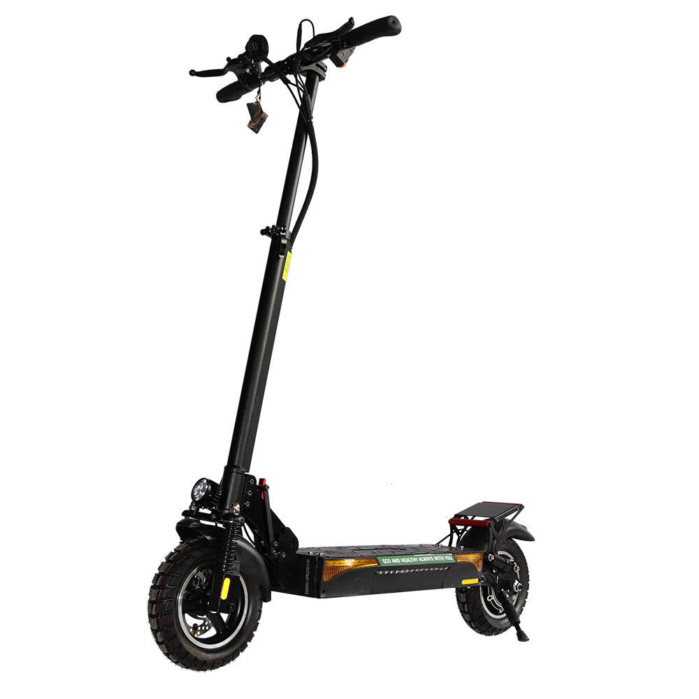 Emanba V-L12 800W 10" Off-Road Electric Scooter 45km/h 48V 13Ah Foldable Commuter with Front+Rear Suspension