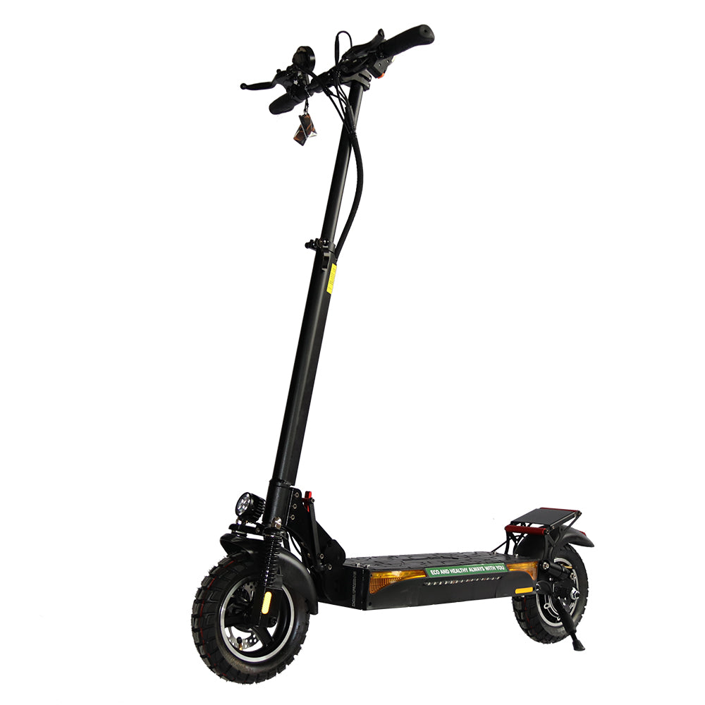 Emanba V-L12 800W 10" Off-Road Electric Scooter 45km/h 48V 13Ah Foldable Commuter with Front+Rear Suspension