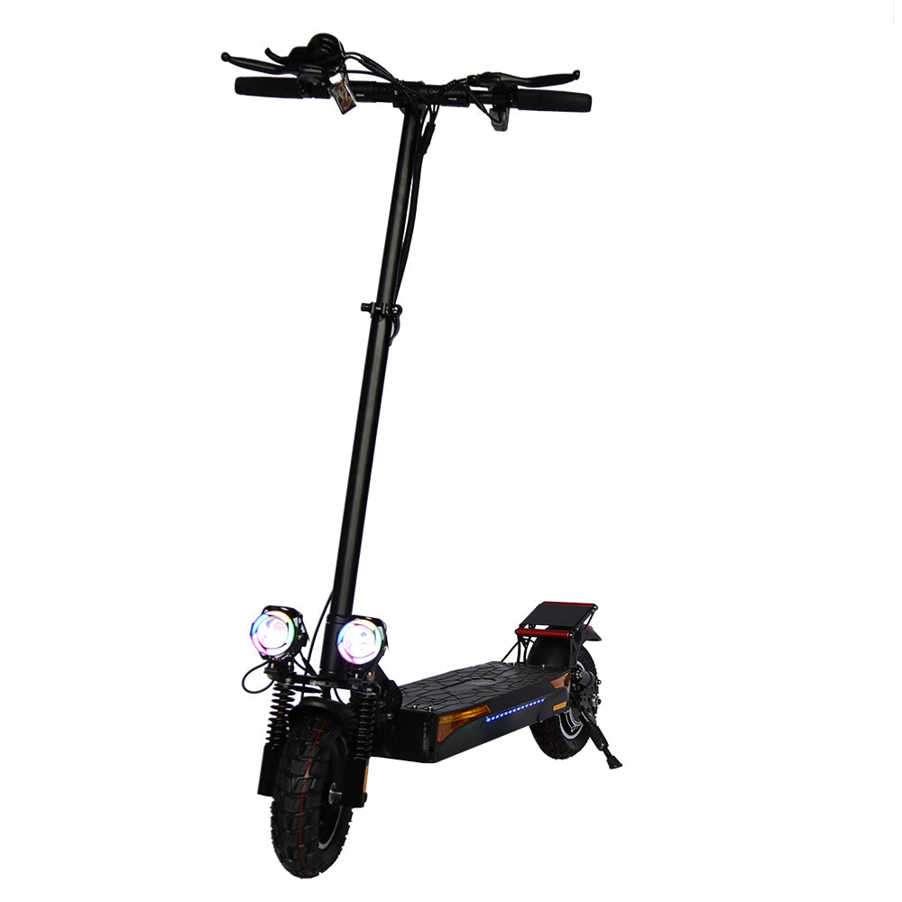 Emanba V-L12 MAX 800W 10" Off-Road Electric Scooter 45km/h 48V 18Ah Foldable Commuter with Front+Rear Suspension