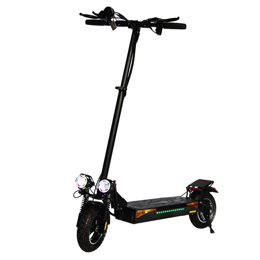 Emanba V-L12 MAX 800W 10" Off-Road Electric Scooter 45km/h 48V 18Ah Foldable Commuter with Front+Rear Suspension