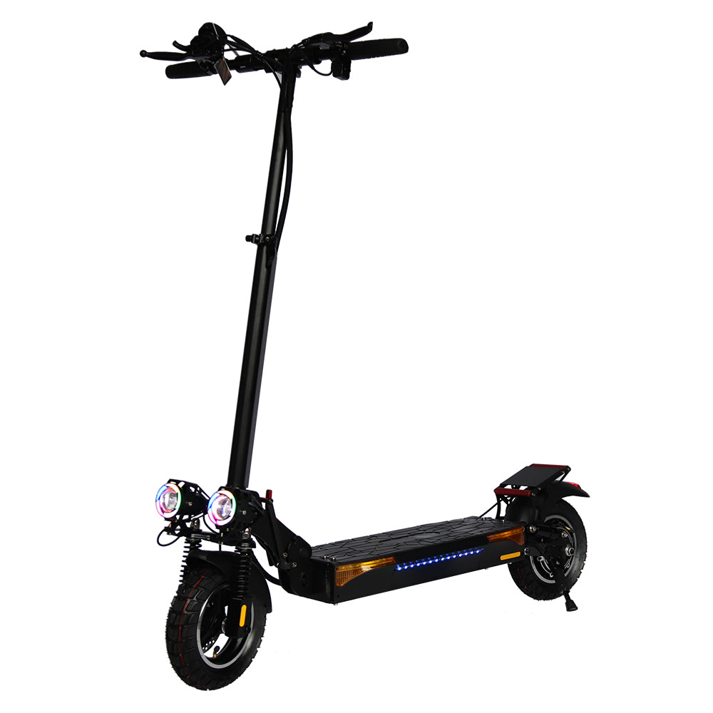 Emanba V-L12 MAX 800W 10" Off-Road Electric Scooter 45km/h 48V 18Ah Foldable Commuter with Front+Rear Suspension