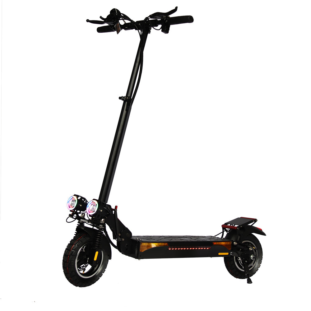 Emanba V-L12 MAX 800W 10" Off-Road Electric Scooter 45km/h 48V 18Ah Foldable Commuter with Front+Rear Suspension