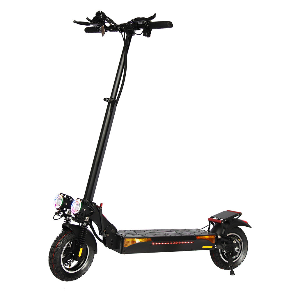Emanba V-L12 MAX 800W 10" Off-Road Electric Scooter 45km/h 48V 18Ah Foldable Commuter with Front+Rear Suspension