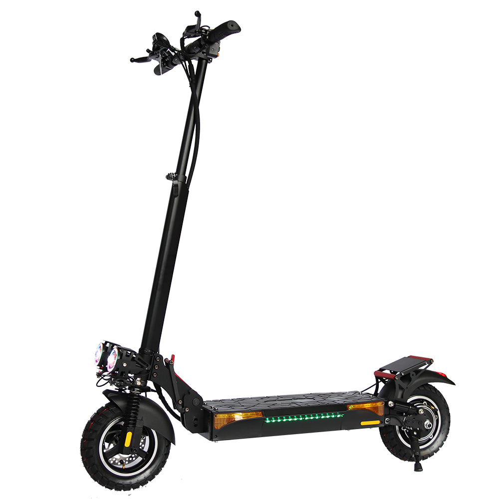 Emanba V-L12 MAX 800W 10" Off-Road Electric Scooter 45km/h 48V 18Ah Foldable Commuter with Front+Rear Suspension