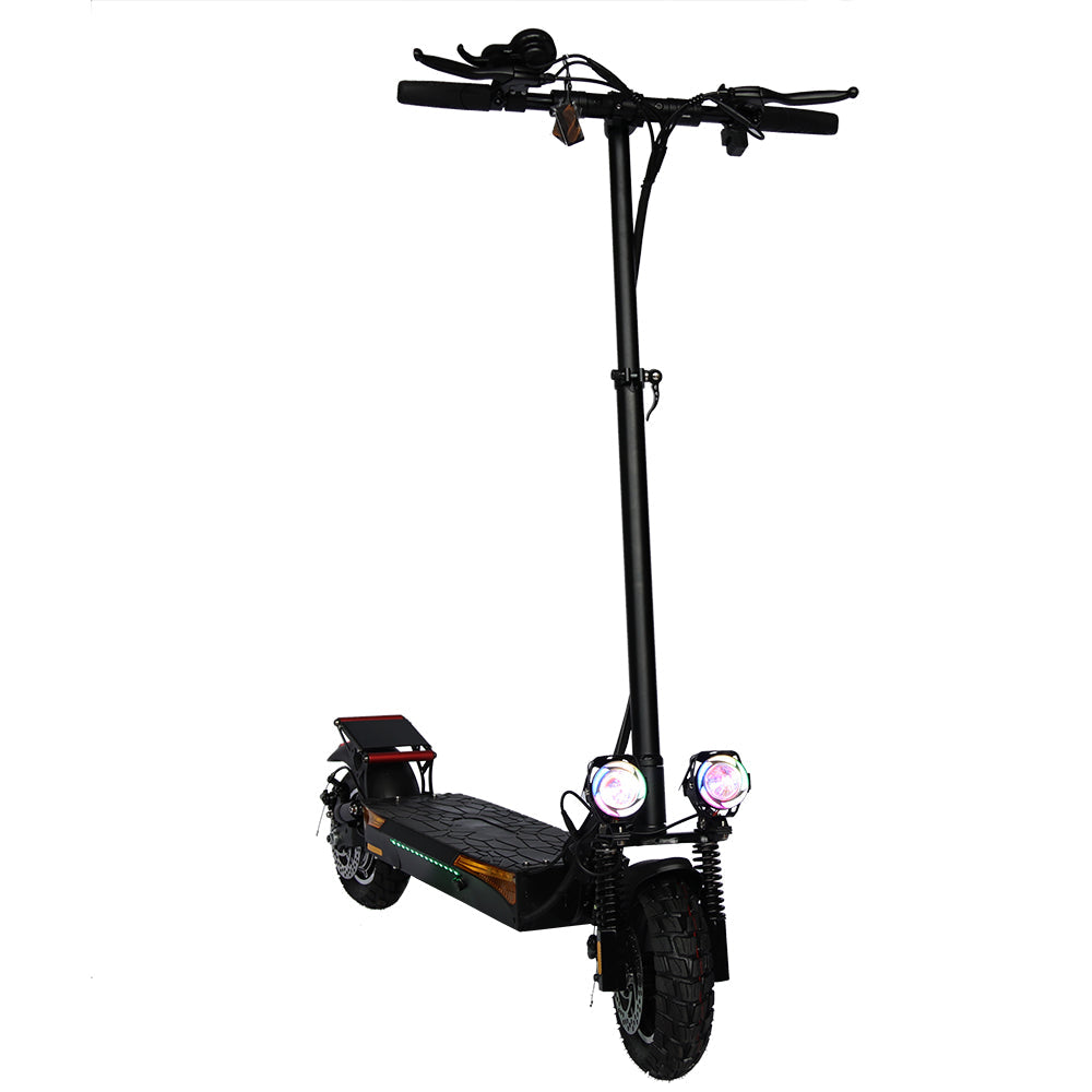 Emanba V-L12 MAX 800W 10" Off-Road Electric Scooter 45km/h 48V 18Ah Foldable Commuter with Front+Rear Suspension