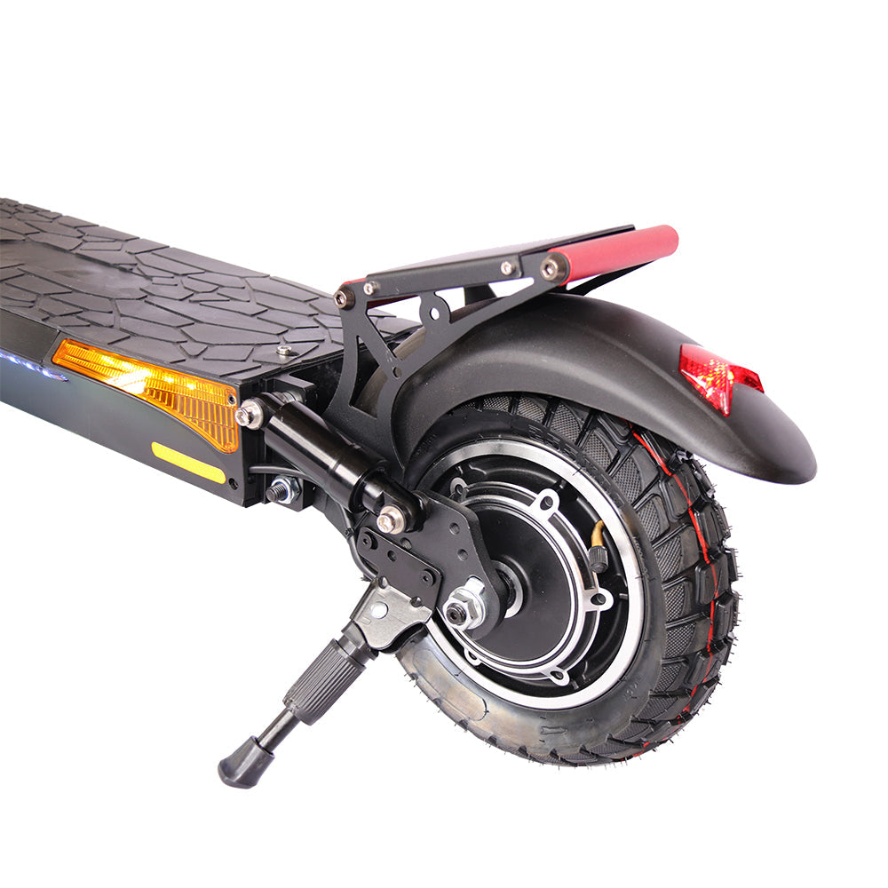 Emanba V-L12 MAX 800W 10" Off-Road Electric Scooter 45km/h 48V 18Ah Foldable Commuter with Front+Rear Suspension