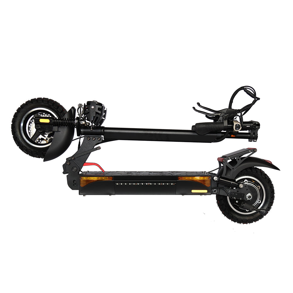 Emanba V-L12 MAX 800W 10" Off-Road Electric Scooter 45km/h 48V 18Ah Foldable Commuter with Front+Rear Suspension