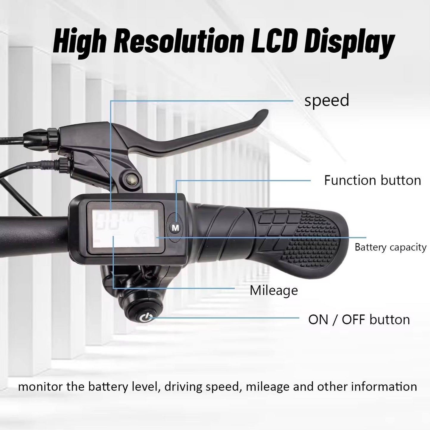 Hitway BK5 2025 Version 250W 16" Foldable Electric Bike 36V 8.4Ah Battery Compact City E-Bike Dual Suspension