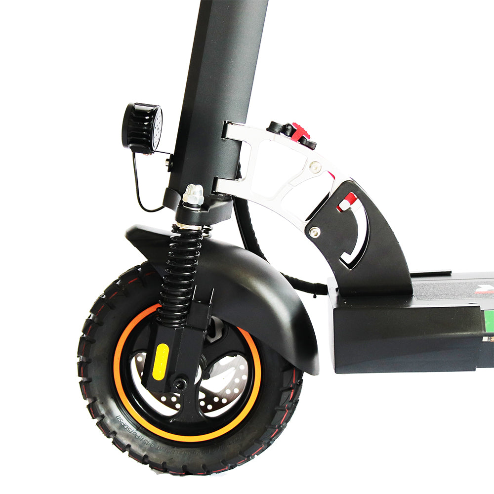Emanba V-L10 800W 10" Off-Road Electric Scooter 45km/h 48V 13Ah Foldable Commuter with Front & Rear Suspension