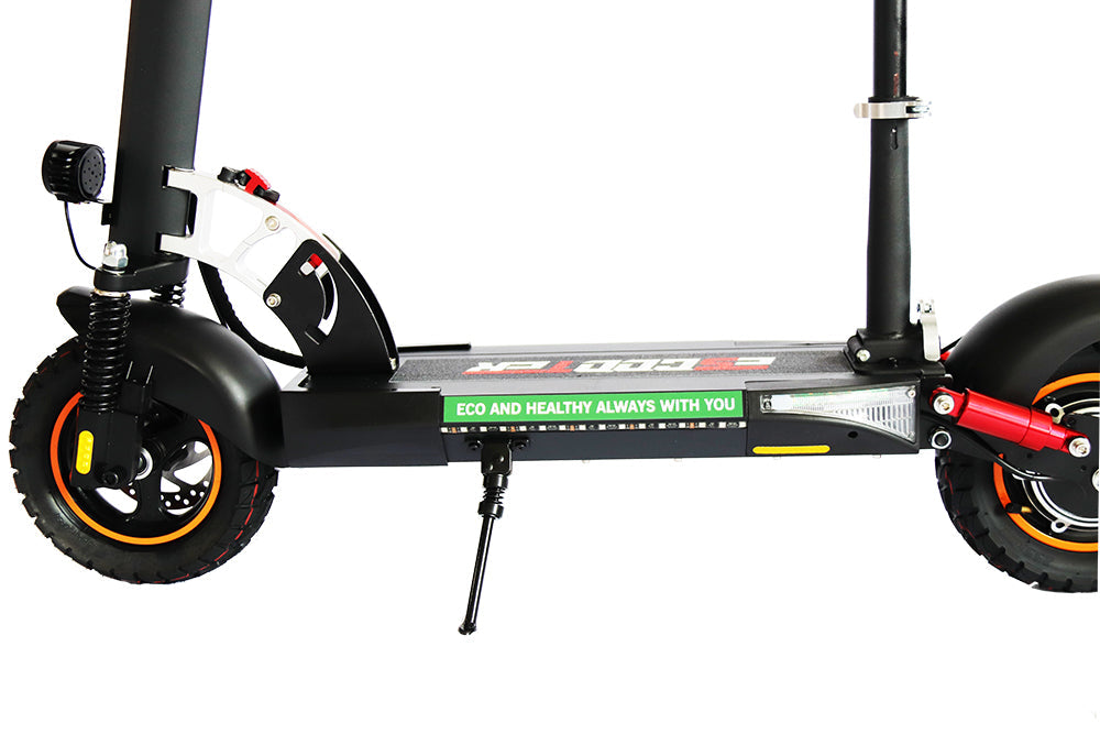 Emanba V-L10 800W 10" Off-Road Electric Scooter 45km/h 48V 13Ah Foldable Commuter with Front & Rear Suspension