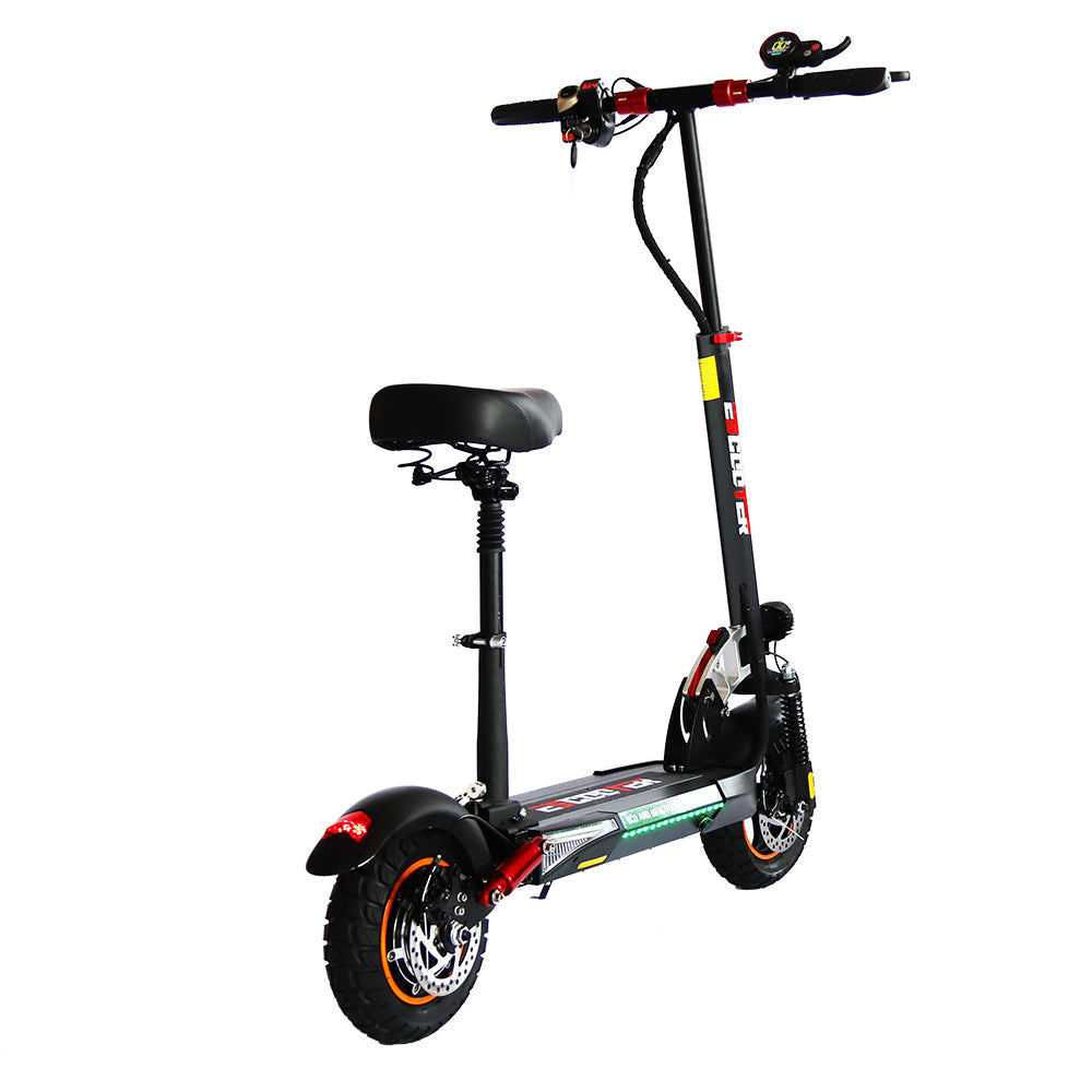 Emanba V-L10 800W 10" Off-Road Electric Scooter 45km/h 48V 13Ah Foldable Commuter with Front & Rear Suspension