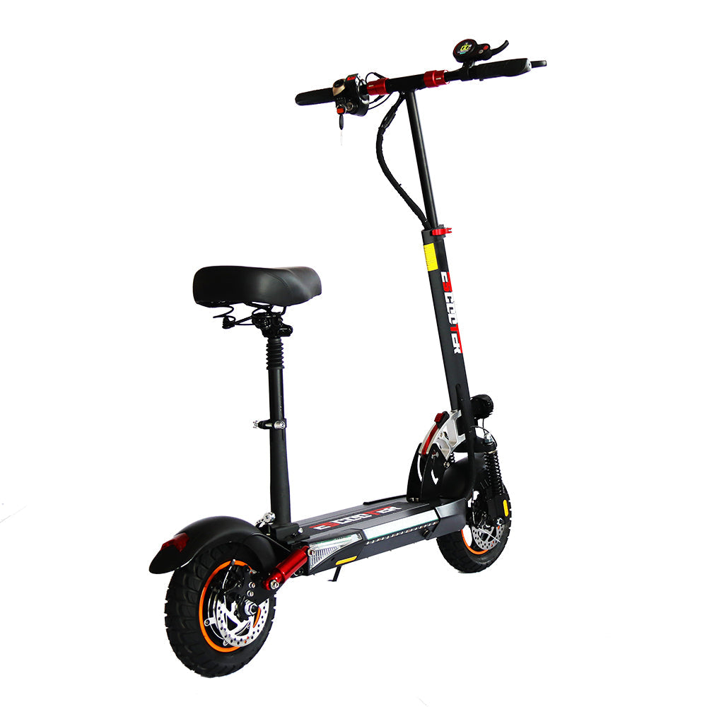 Emanba V-L10 800W 10" Off-Road Electric Scooter 45km/h 48V 13Ah Foldable Commuter with Front & Rear Suspension