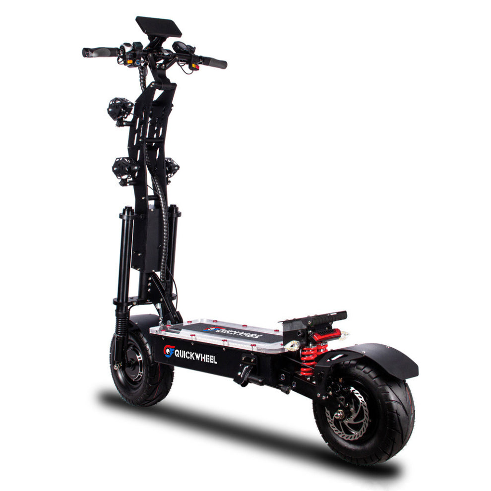 Quickwheel Viper 10000W 72V 100KM/H Speed 110km Range Dual Motor Electric Scooter