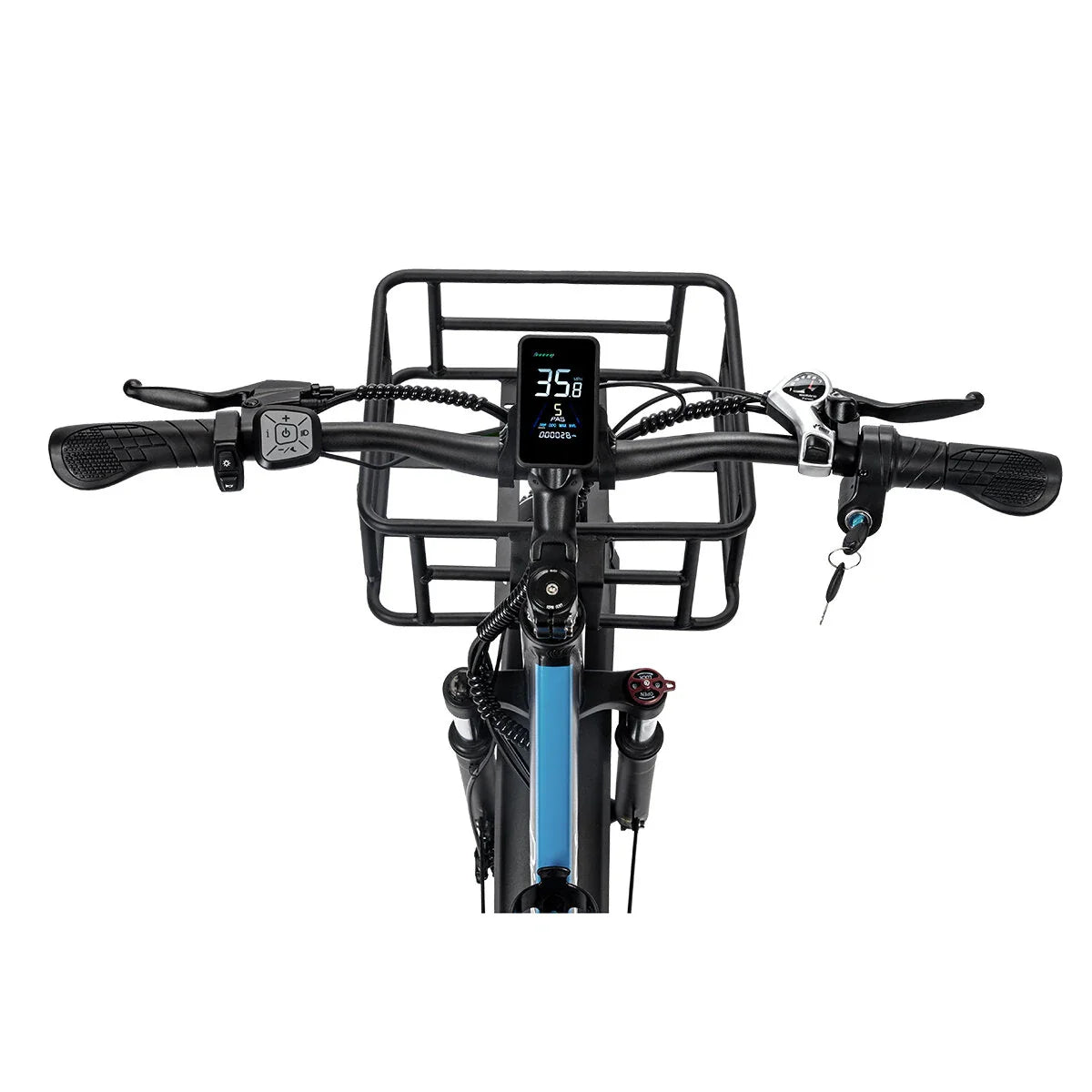 Ridstar MN26 1500W 26" Unfoldable Fat Tire Electric Mountain Bike 48V 20Ah Battery 36MPH