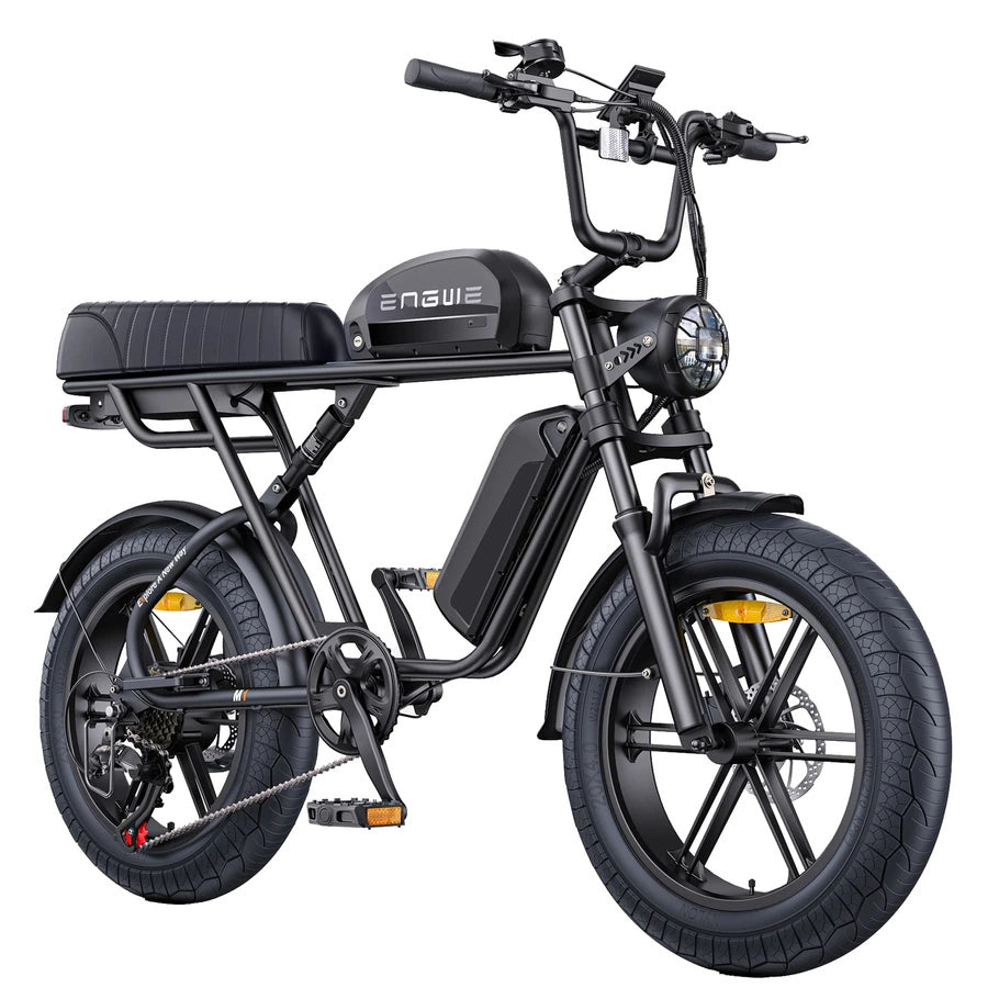 ENGWE M1 750W 20" Fat Bike E-Mountain Bike 48V 15.6+13Ah Battery 45KM/H