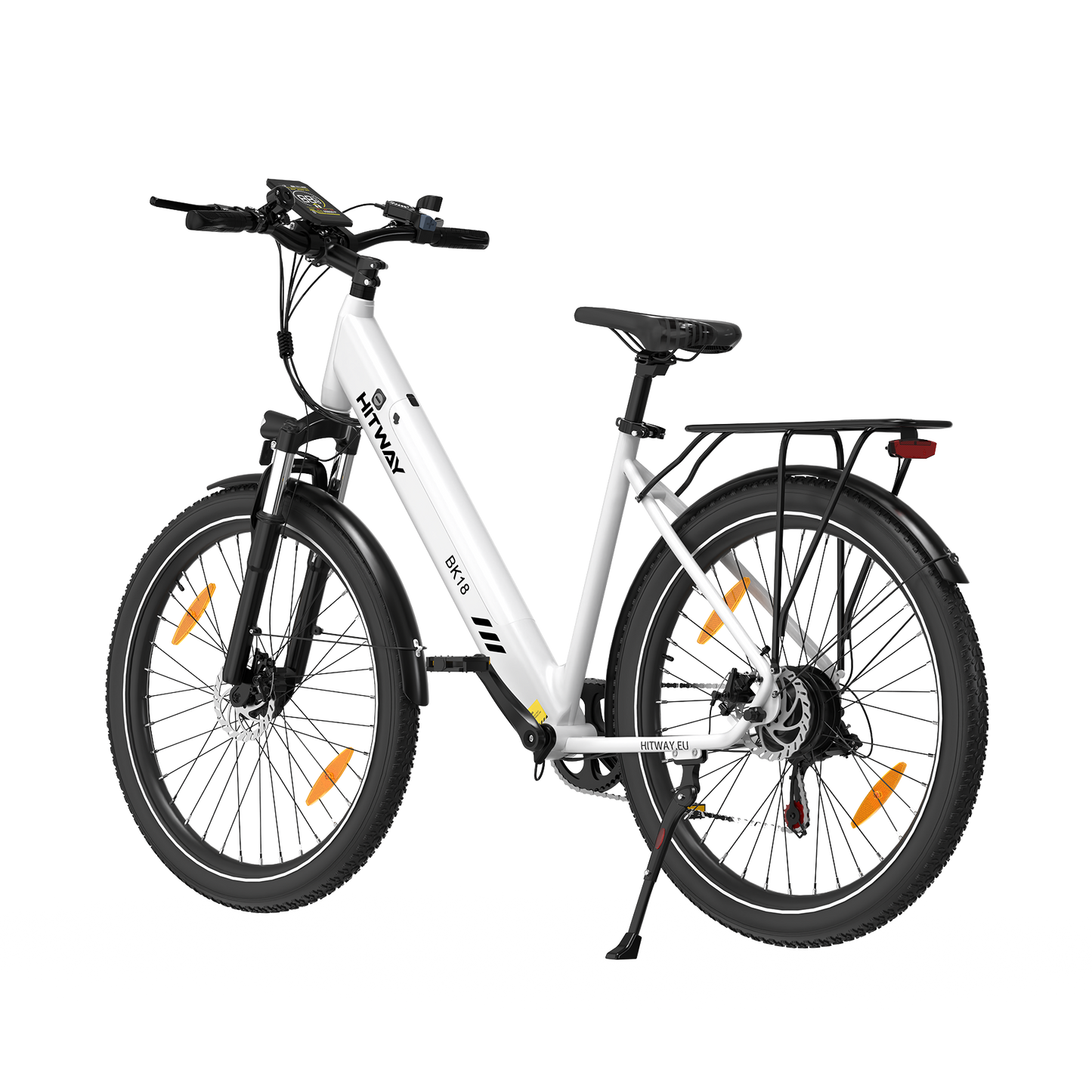 Hitway BK18 2025 Version 250W 27.5" Electric Trekking Bike 36V 12Ah Battery Hybrid Touring E-Bike