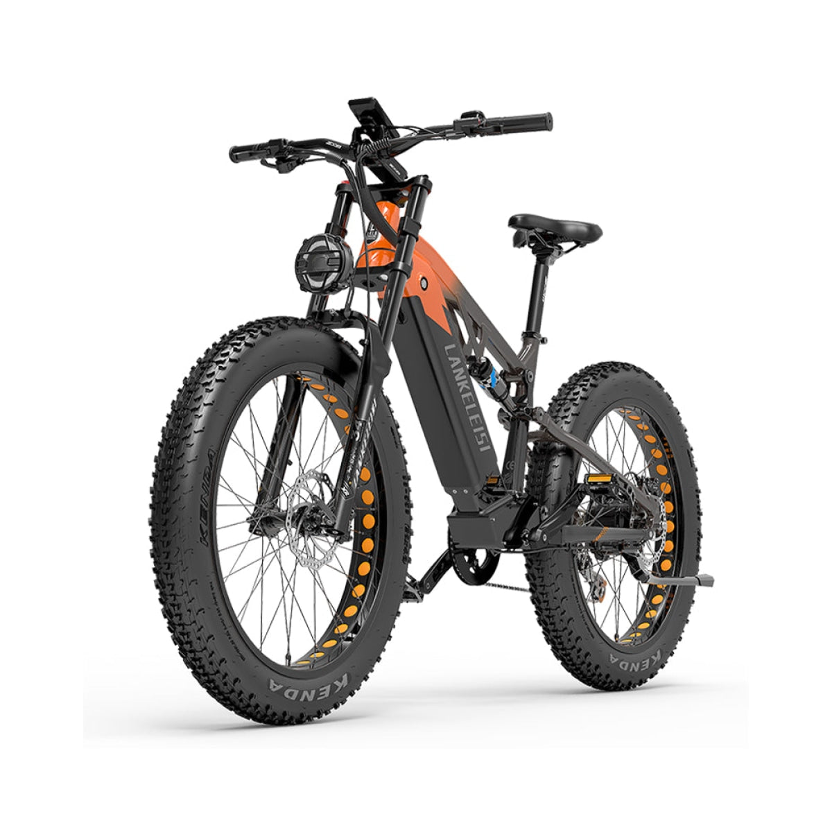 Lankeleisi RV800 Plus 750W Bafang Motor 26" Fat Bike Full Suspension E-Mountain Bike 20Ah Samsung Battery E-MTB
