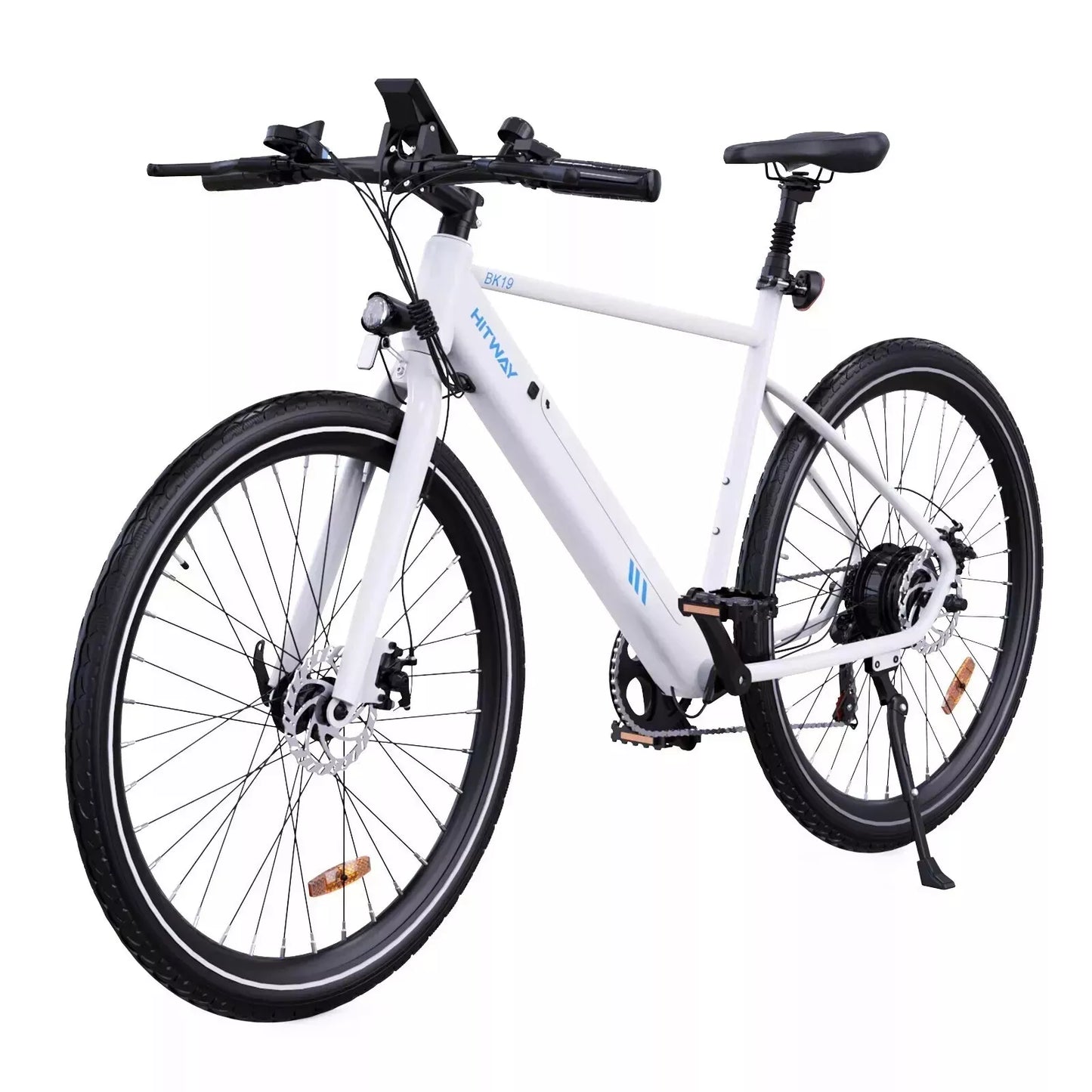 Hitway BK19 2025 Version 250W 700C Road Electric Bike 36V 12Ah Battery Lightweight Commuter E-Bike