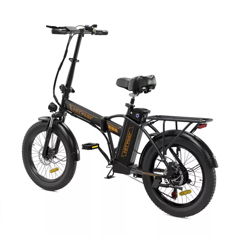 Hitway BK11 2025 Version 250W 20" Foldable Electric Bike 36V 12Ah Battery Compact Step-Through Commuter E-Bike
