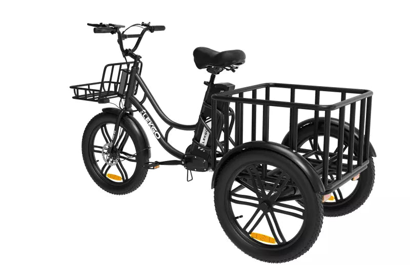 Hitway EGO 03 2025 Version 250W 20" Electric Cargo Trike Tricycle 36V 18Ah Battery Heavy-Duty Delivery & Utility E-Bike