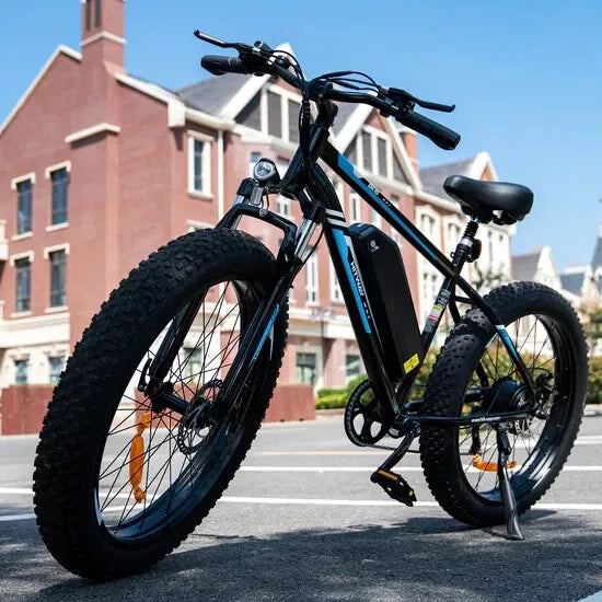 Hitway BK15 4.0 2025 Version 250W 26" Fat Tire Electric Mountain Bike 48V 15Ah Battery Rugged Terrain E-Bike