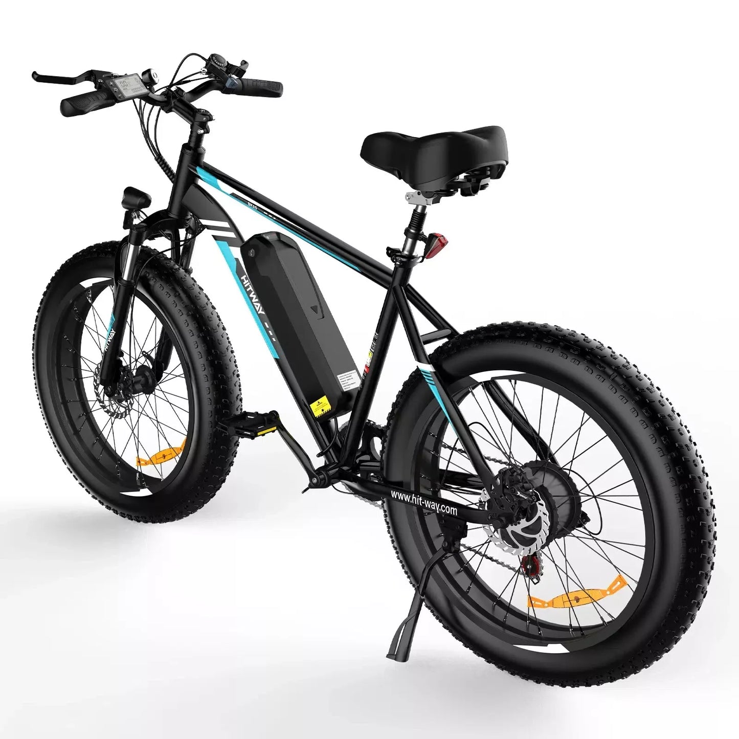 Hitway BK15 4.0 2025 Version 250W 26" Fat Tire Electric Mountain Bike 48V 15Ah Battery Rugged Terrain E-Bike