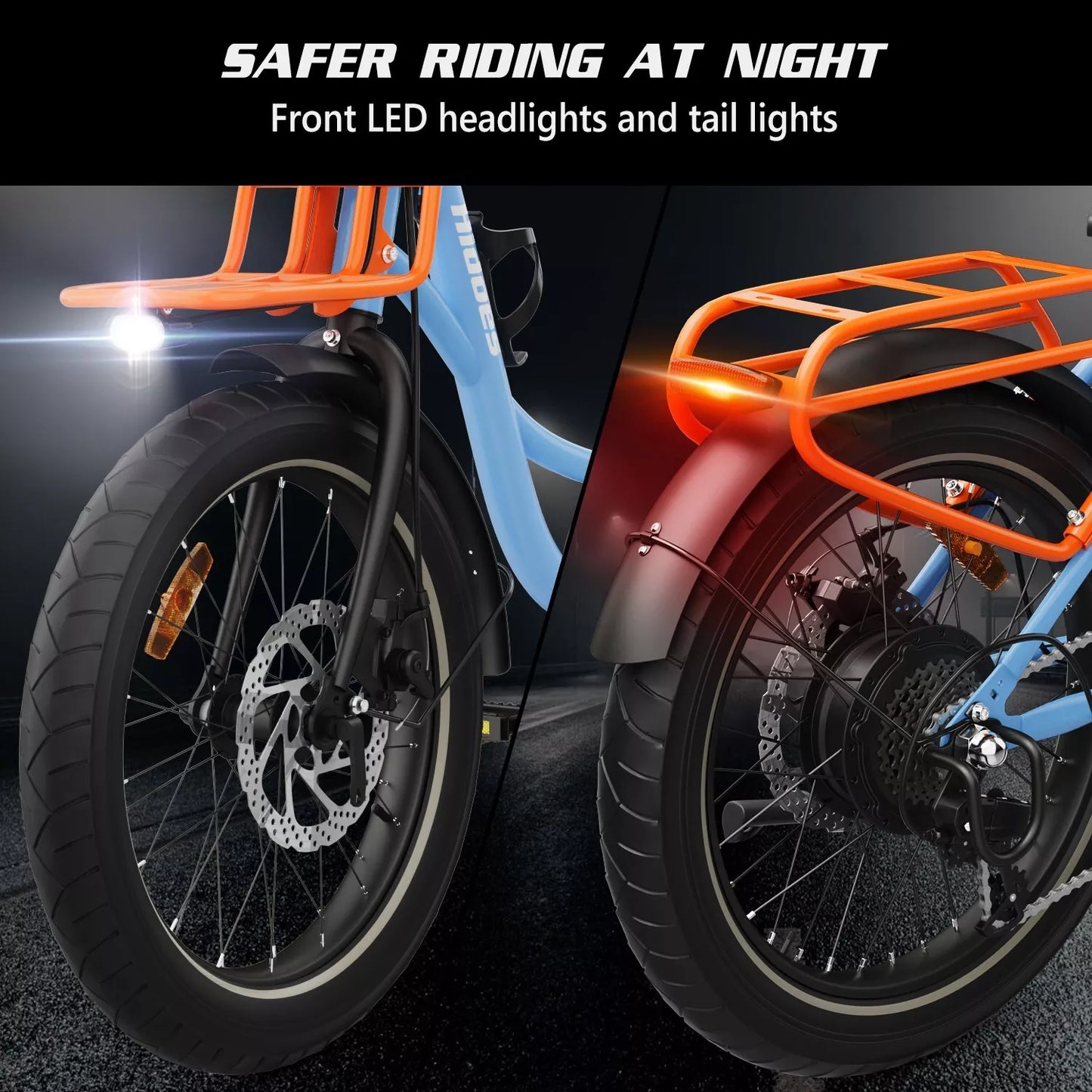 Hidoes C6 Fat Tire E-Bike – 250W Motor, 36V Battery, 24KMH, 40KM Range