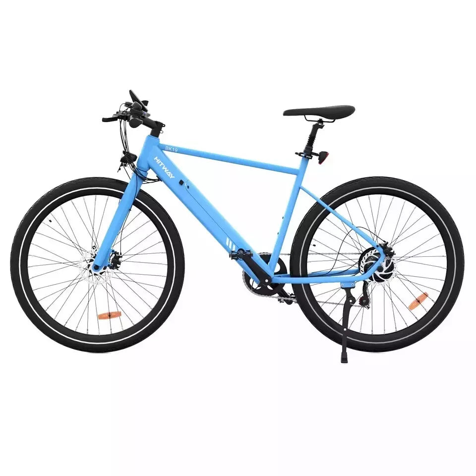Hitway BK19 2025 Version 250W 700C Road Electric Bike 36V 12Ah Battery Lightweight Commuter E-Bike
