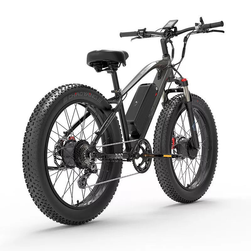 Lankeleisi MG740 PLUS 1000W*2 2000W 26" Fat Bike Dual Motor E-Mountain Bike 48V 20Ah Samsung Battery E-MTB