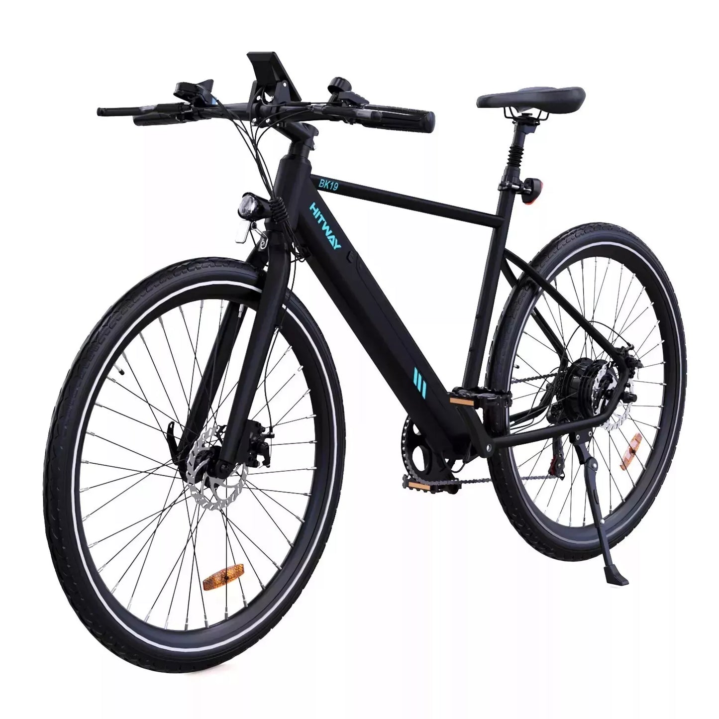 Hitway BK19 2025 Version 250W 700C Road Electric Bike 36V 12Ah Battery Lightweight Commuter E-Bike