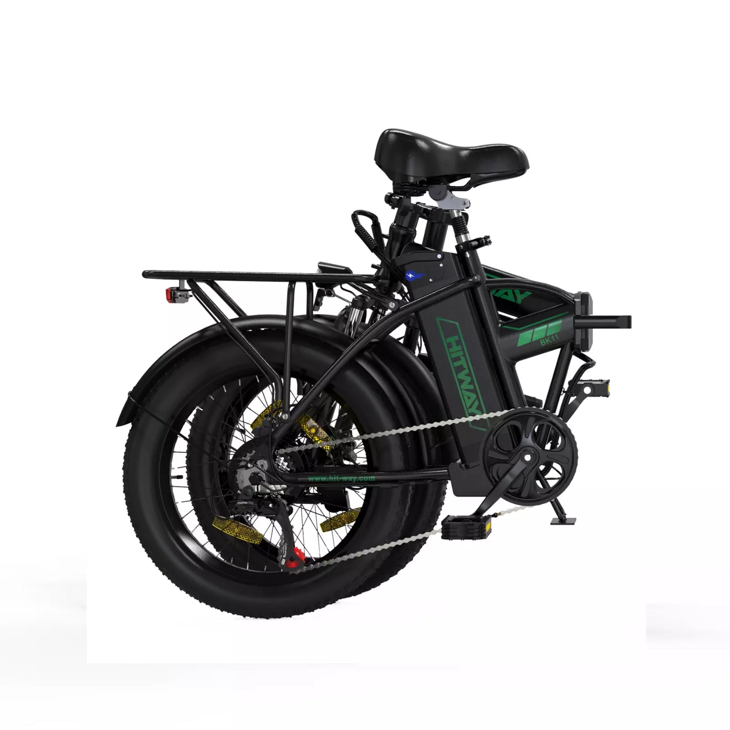 Hitway BK11 2025 Version 250W 20" Foldable Electric Bike 36V 12Ah Battery Compact Step-Through Commuter E-Bike