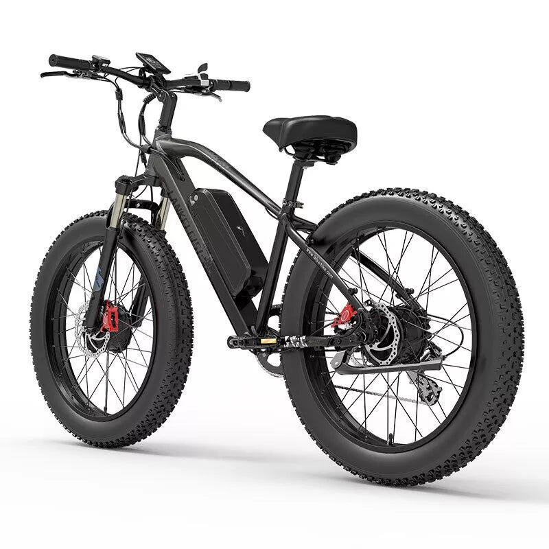 Lankeleisi MG740 PLUS 1000W*2 2000W 26" Fat Bike Dual Motor E-Mountain Bike 48V 20Ah Samsung Battery E-MTB