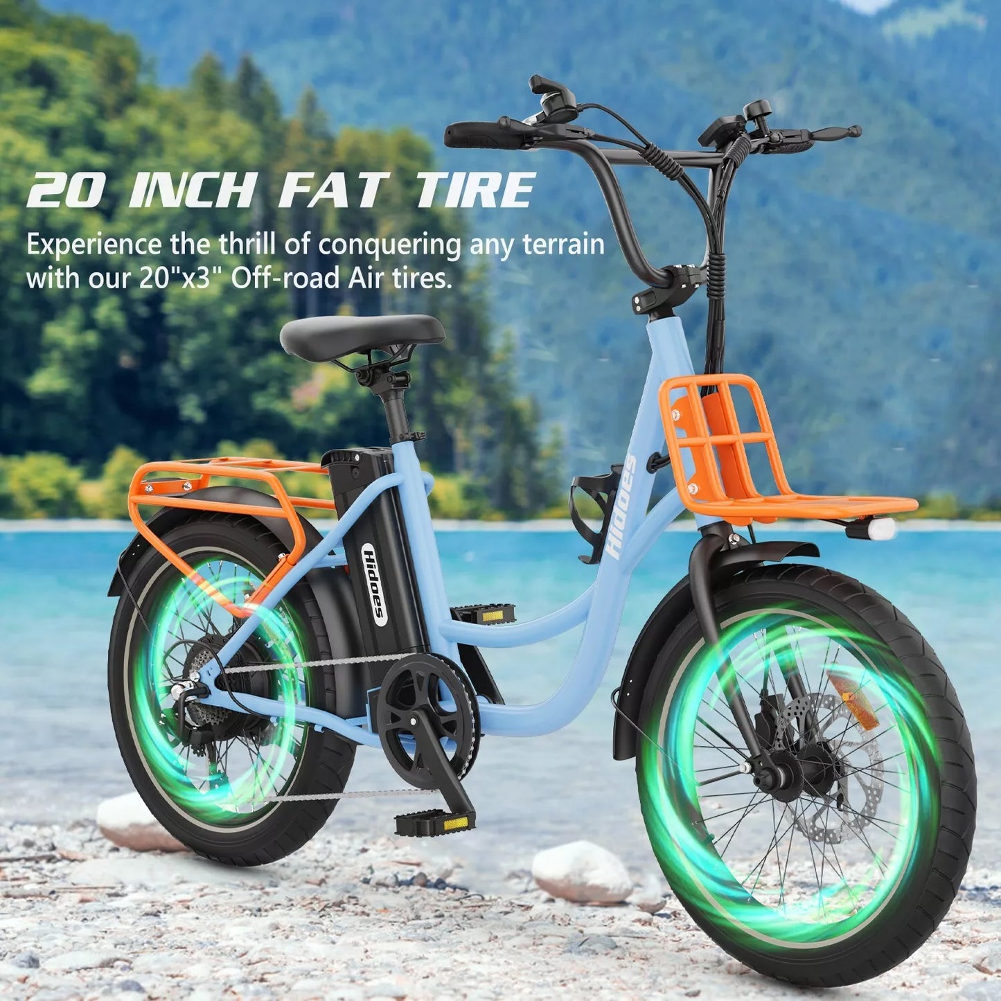 Hidoes C8 Fat Tire City E-Bike – 700W Motor, 48V 17Ah Battery, 32KMH, 55KM Range
