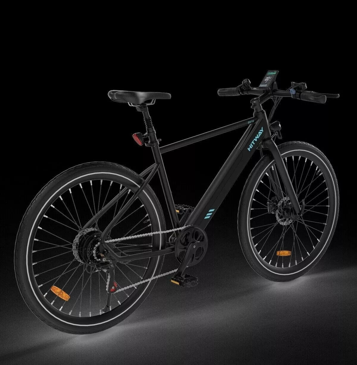 Hitway BK19 2025 Version 250W 700C Road Electric Bike 36V 12Ah Battery Lightweight Commuter E-Bike