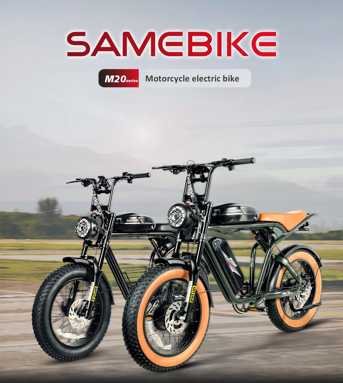 SAMEBIKE M20-III 20-Inch 2000W Fat Tire Electric Bike, 48V 32AH, Hydraulic Brakes